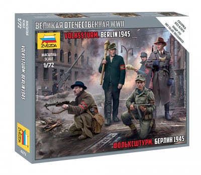 Zvezda Modelbouwpakket Militaire voertuigen - 6272 Volkssturm. Berlin 1945 Plastic - 1:72 - Modelbouw
