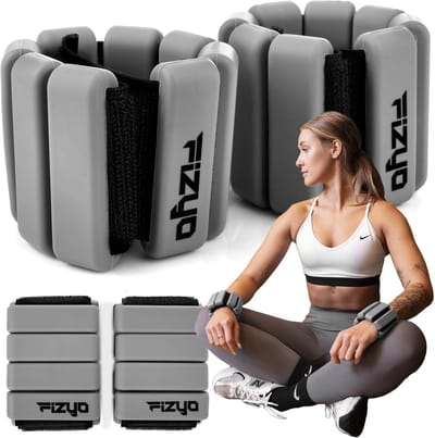 Verstelbare Enkelgewichten Set van 2 (0.9 kg Totaal) - Fitness, Yoga, Pilates & Revalidatie