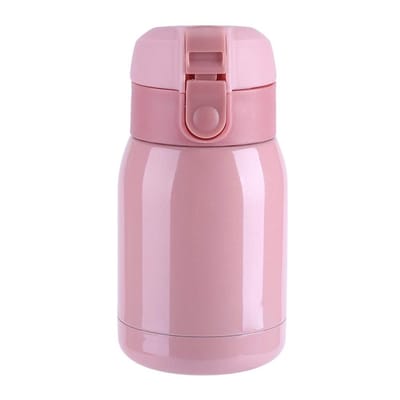aladdien - Thermosfles - Lekvrij - Roestvrij staal - Roze - BPA-vrij - Ideaal voor school en sport - 200 ml