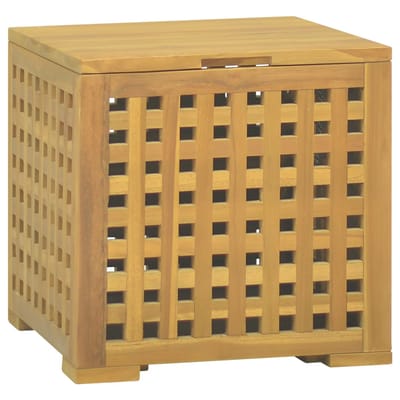 vidaXL - Touwkist - 40x40x40 - cm - massief - teakhout