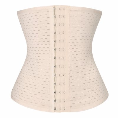 longziming Dames Tailletrainer – Buikvet Verminderen, Body Shaper, Taille Cincher met Stalen Beugels en Extender