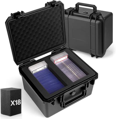 Thijox - Graded Card Opbergdoos voor 40 Graded Kaarten, PSA Slab Case Houder, Waterdichte Top Loader Opslag, Harde Hoesjes voor Sportkaarten en Tradin