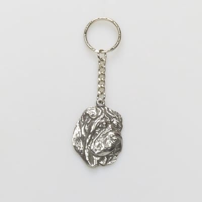 Sleutelhanger Shar Pei - Hondensleutelhanger - Cadeau Hondenliefhebber - Unieke serie - Compact, stijlvol en gedetailleerd