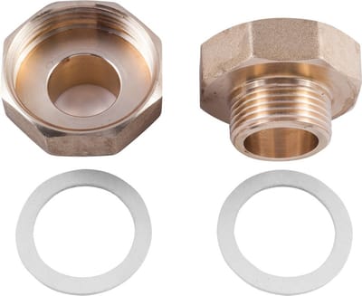 Bosch Installatieaccessoires Verloopstuk Set G 1 1/2 x G1 (2 st.) voor GC7000F-50, 8718594445