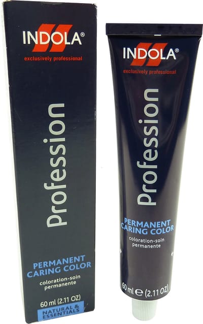 Indola Natural Essentials permanente haarkleuring 60ml selectie kleuren - 01.1 Black Ash / Schwarz Asch
