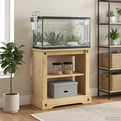 vidaXL - Aquarium - Stand - CORONA - Bruin - 60,5 - x - 30 - x - 60 - cm - 150 - kg
