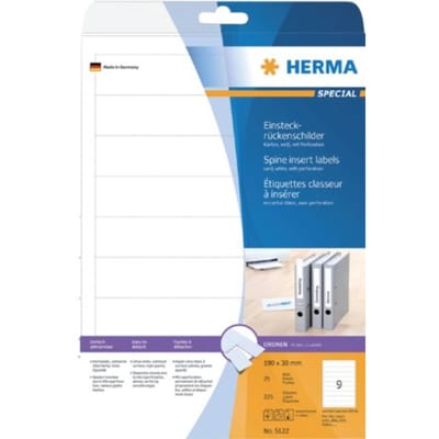 HERMA 5122 Wit Niet-klevend printerlabel printeretiket