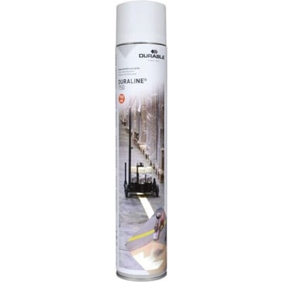 Vloermarkeerspray Durable DURALINE®, inhoud 750 ml, wit zoals RAL 9003