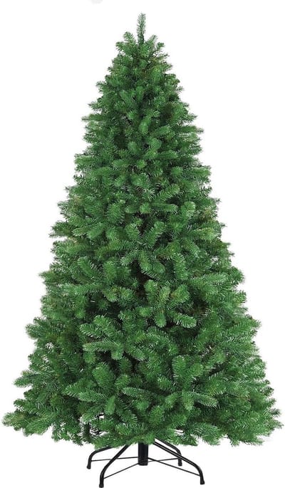 Thuys – Stijlvolle Kunstkerstboom 1.8 M - Groene PVC Met Metalen Standaard Voor Thuis En Kantoor