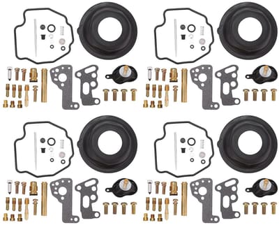OmGoods - Dailygoody - Carburateur Reparatieset - Revisie Kit - Inclusief 136 Onderdelen - Vervangingsset voor Vmax V-MAX 1200 - Voor Reparaties en Onderho