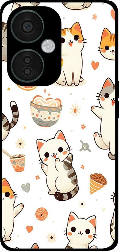 Smartphonica Telefoonhoesje Geschikt voor OnePlus Nord CE 3 met katten opdruk - TPU backcover case cat design geschikt voor OnePlus Nord CE 3