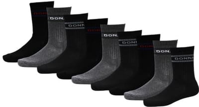9-Pack Donnay - Sportsokken Premium Fit - Unisex - Black (020) - maat 35-38