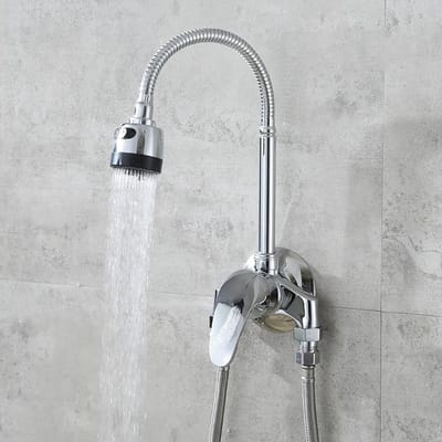 Mengventiel voor warm en koud water - Ergonomische douchemixer met G1/2 buitendraad