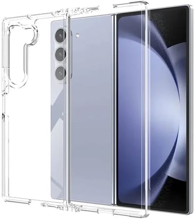 Transparant Hoesje Geschikt voor Samsung Galaxy Z Fold 6 | Schokbestendig TPU | Back Cover | Dun | Flexibel | Shockproof | Doorzichtig