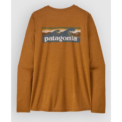 Patagonia Cap Cool Daily - Boardshort Logo Lycra met lange mouwen bruin
