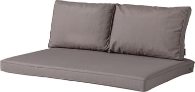 Madison - Loungekussen - Tuinkussen - Palletkussen - Rugkussen - 3-delig - 120 x 80cm - Panama Taupe