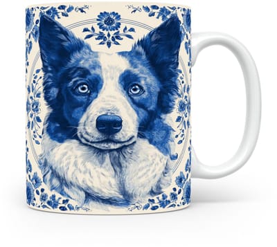 Mok IJslandse herdershond Beker voor koffie of tas voor thee, cadeau voor dierenliefhebbers, moeder, vader, collega, vriend, vriendin, kantoor, opa, oma, hond, kerst, sinterklaas, verjaardag