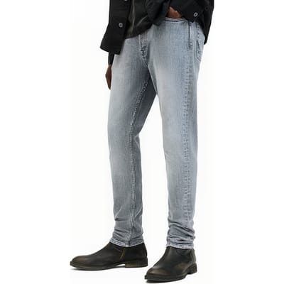AllSaints Cigarette Grey Maat: W28L32 | Slim Jeans Outlet | Heren | Blauw