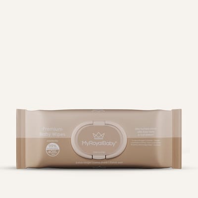 MyRoyalKids® XXL Billendoekjes 4 pack – Extra groot & Dik – Parfumvrij - Alcoholvrij - Plasticvrij