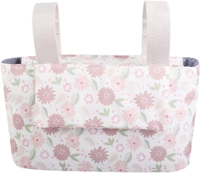 Luier Caddy - Opbergmand Baby - Baby Verzorging - Draagbaar Ontwerp - 35 x 18 cm - Grijs