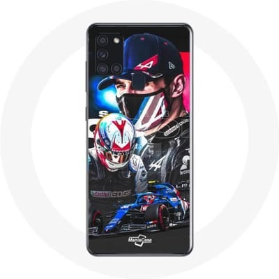 Samsung Galaxy A21S hoesje Formule 1 Esteban Ocon F1 coureur