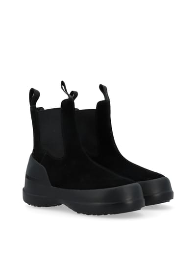Moon Boot Luna Chelsea Suede Laarzen Zwart EU 38