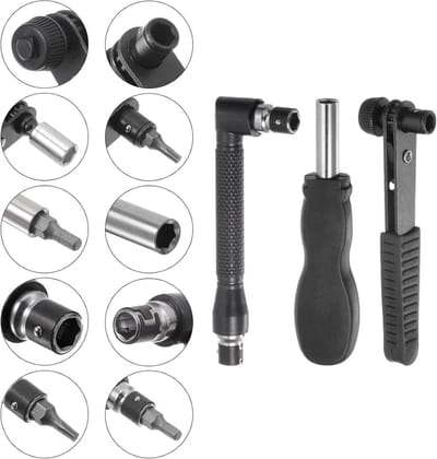 Flexibele Booruitbreidingssets met 24 Stuks Schroefbit Set, 1/4 Inch Hex Shank en 300mm Flexibele Verlenging voor Elektronica en Kluswerk
