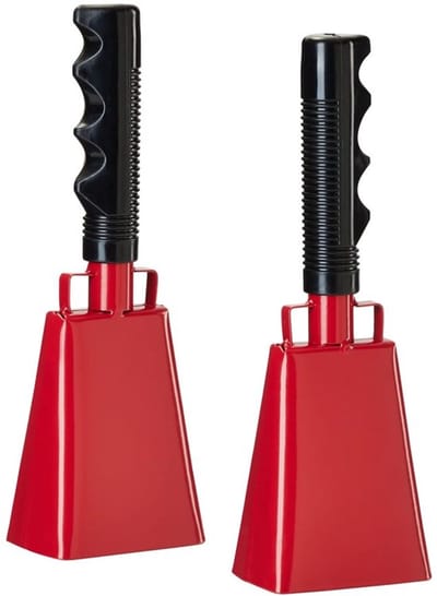 Dailygoody - Cowbell met Handvat - Luidruchtige Oproepbel - Ideaal
