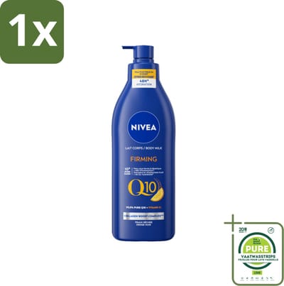 1 x Nivea - Q10 - Verstevigende Bodylotion met Pomp - Vitamine C - 48 uur Hydratatie - Voor Droge Huid - 400 ml - NIVEA Q10 - Bodylotion - Droge Huid - Verstevigende Bodylotion - Vitamine C