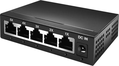 Amiko NS-205G 5-Poort Gigabit Netwerk Switch