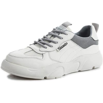 Echt Lederen Sneakers Dames Mocassins Lente Comfortabele Hardloopschoenen Wit Sportschoenen Wandelen Flats Loafers 40 grijs