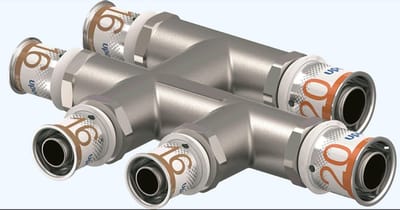 Uponor S-Press Plus Kruisstuk 20X16X16