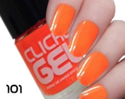 Cliché - Gel Effect Nagellak - Neon Oranje - 1 flesje met 11 ml inhoud - Nummer 101