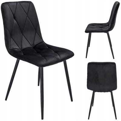 PIADO stoel zwart (pootstel + schroeven)