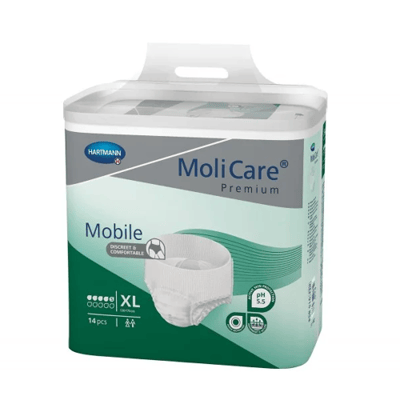 Hartmann Molicare Mobile 5 druppels XL - 10 pakken van 14 stuks