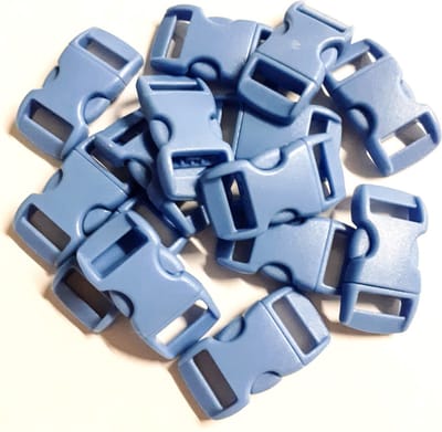 Ilènne - Paracord sluitingen licht blauw 20 stuks