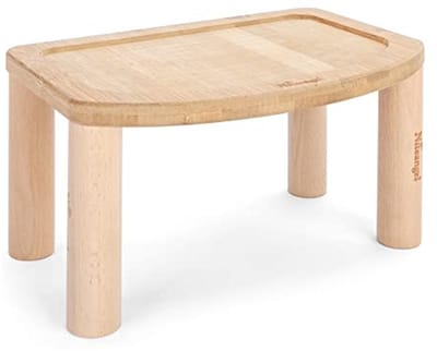 Hamsterwiel Platform - Loopwiel Basis - Dieren Beweging - Anti-slip Ondergrond - 25.65 cm - Houtkleurig