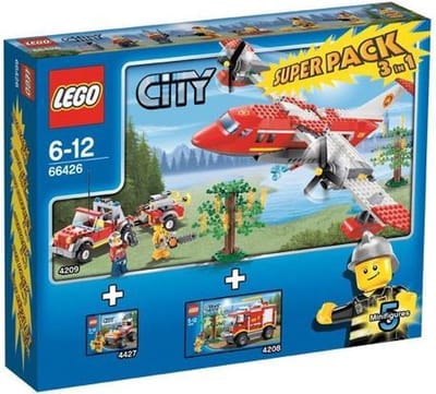 LEGO City Brandweer Superpack - 66426 (4208, 4209 en 4427)