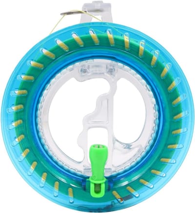 Kite reel van stevig ABS plastic met een diameter van 6,3 inch, 150 meter lijn en een handige blokkering functie voor kitesurfen en vliegeren