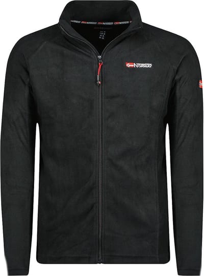 Fleece Vest Met Rits Heren Zwart Geographical Norway Tug - S