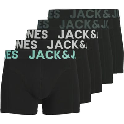 JACK&JONES ADDITIONALS - JACELIAS SOLID TRUNKS 5 PACK Heren Onderbroek