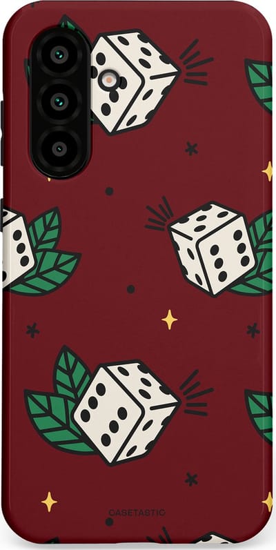 Casetastic Hoesje Geschikt voor Samsung A56 / A36 - Stijlvolle Beschermende Duo-layer Case - Casino zes