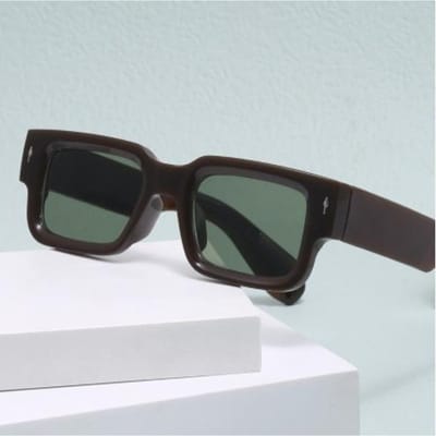 Trend Rechthoekige Zonnebril Brillen Dames Heren Trendy Designer Stijl Stijl Casual Zon Zonnebril Vrouwelijk Mannelijk Groot Montuur Montuur Buiten