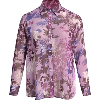 Bloes met lange mouwen bloemen dame Mat Fashion