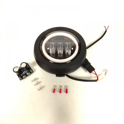 Optique avant Ø139mm Led 6000K 12V 25W EVOX pour scooter Piaggio Vespa 125 Fl