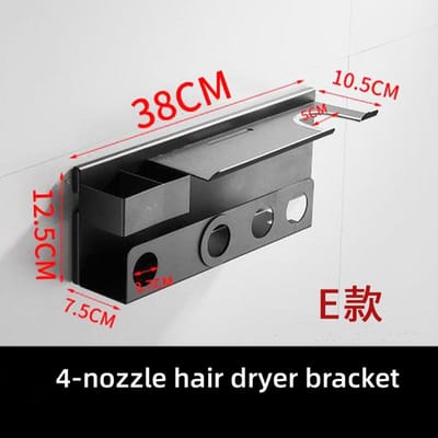 Föhn Krultang Houder voor Dyson Wand Perforatievrij Opbergrek Badkamer Organizer voor Föhn Dyson Wand Opbergrek