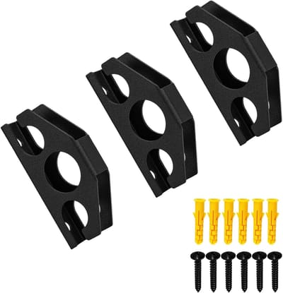 Wandanker Set - Muurbevestiging Haken - Thuis Krachttraining - Veilig Kaartsleuf Ontwerp - 97 x 46 cm - Zwart
