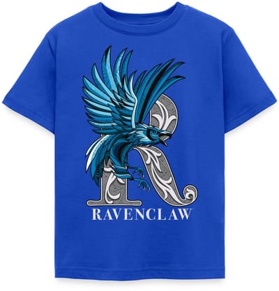 Harry Potter Ravenclaw Coat of Arms Monochrome T-Shirt Kinderen