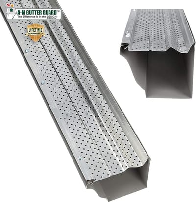 Aluminium Gootbeschermer 6 inch - Voorkomt Verstoppingen