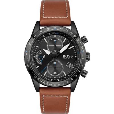 Hugo Boss 1513851 Pilot Edition Chronograaf Herenhorloge 44 black